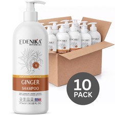 Edenika 10 Pack Ginger Shampoo