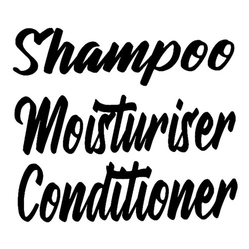 Shampoo stickers box sticker - stickers,