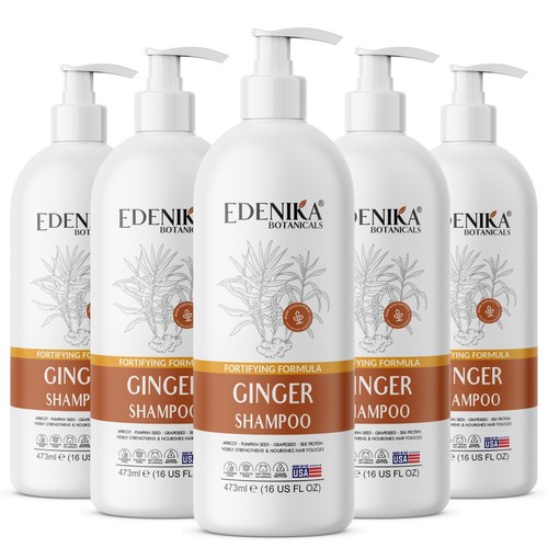 Edenika pack ginger shampoo - edenika, 5