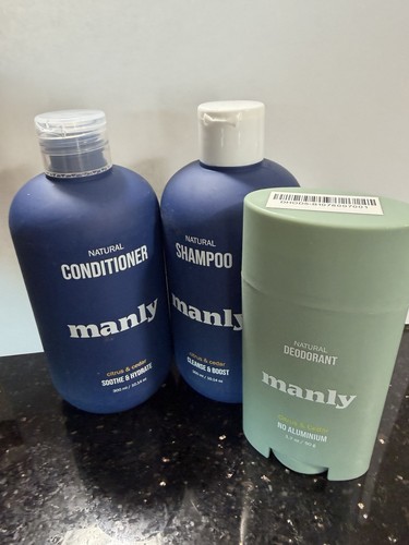 Manly shampoo set - manly,