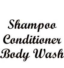 4” Shampoo Conditioner Body