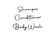 Shampoo Body Wash Conditioner