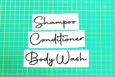 Shampoo Body Wash Conditioner