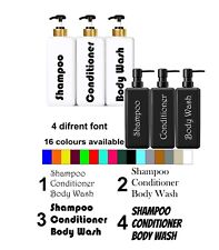 Shampoo Conditioner Body Wash