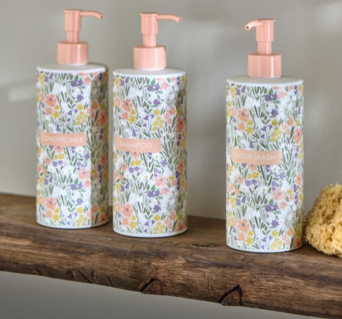3pc tall soap - tall, dispensers
